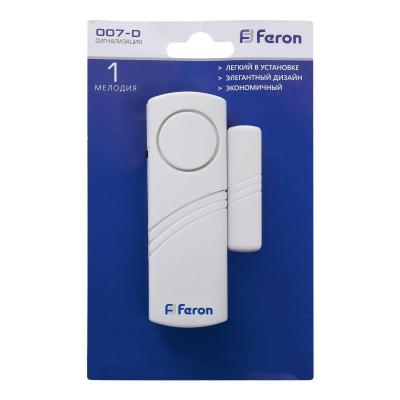 Звонок-сигнализация беспроводной Feron 007-D 23602