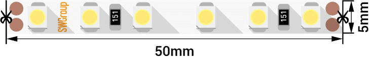 Светодиодная лента SWG SWG3PT120-24-9.6-WW 005669