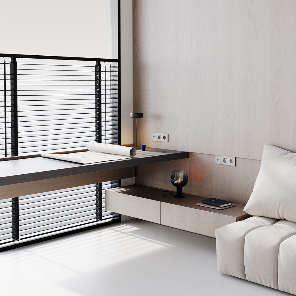 Розетка компьютерная двойная Voltum S70 VLS060203