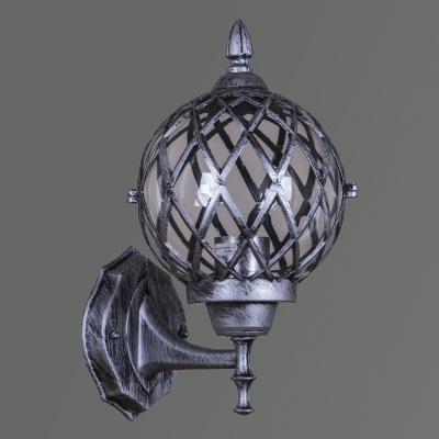 Уличный настенный светильник Reluce 09018-0.2-001SW BKSL