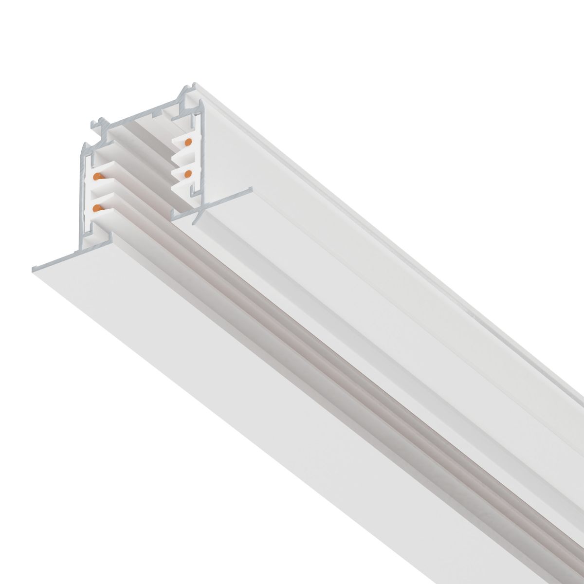 Шинопровод четырехконтактный трехфазный встраиваемый со стыковочными пазами (круглые медные жилы) 2м Lightstar Quattro 503025-R