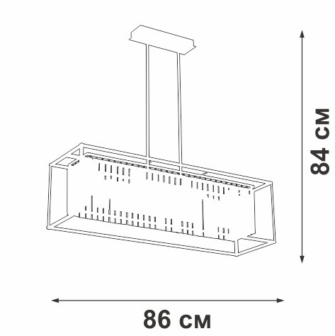 Потолочная люстра Vitaluce V5402-1/4PL