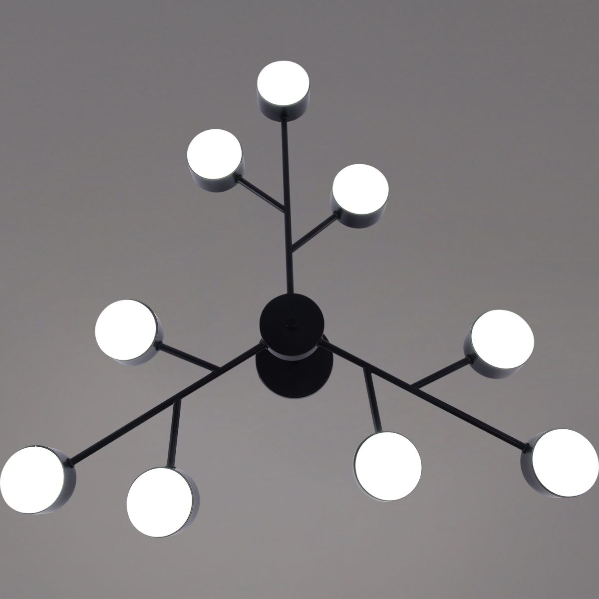 Люстра на штанге Reluce 03726-0.3-09 BK GX53