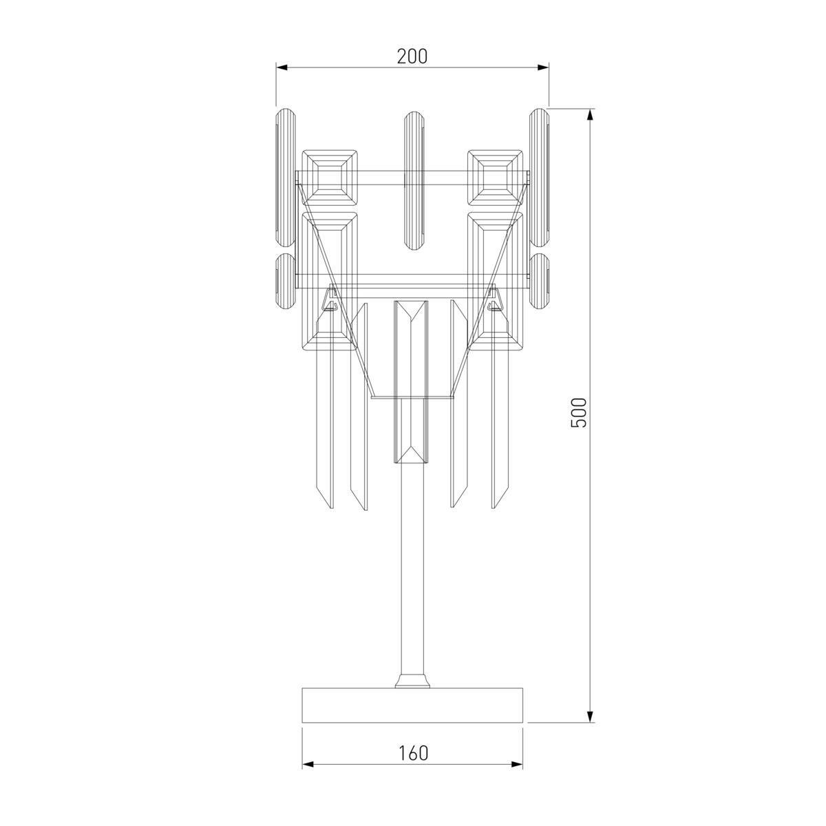 Настольная лампа Bogates Lago 01108/1 Strotskis