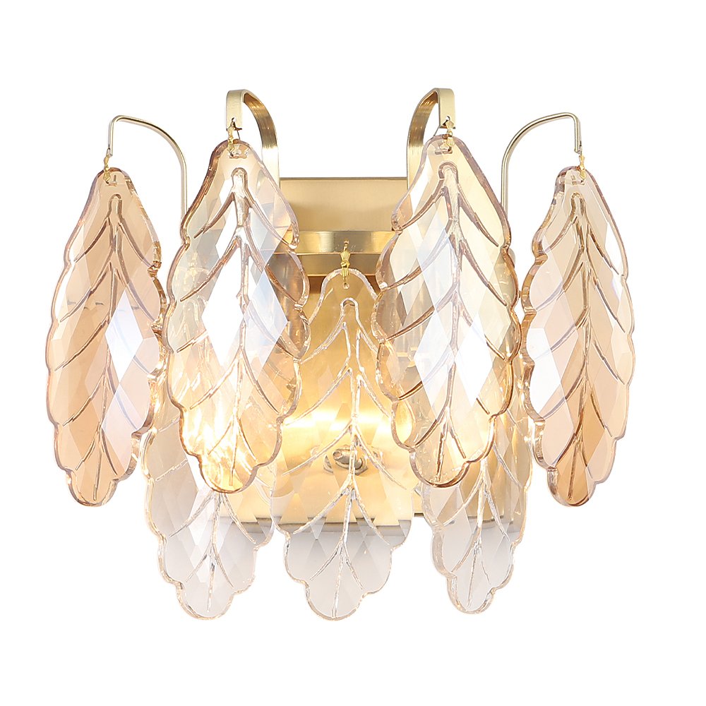 Настенный светильник Crystal Lux TREVI AP2 BRASS