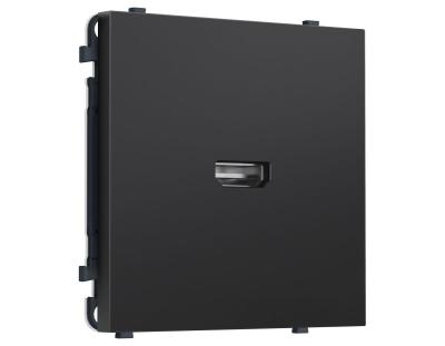 Комплект механизма розетки HDMI 2.1 SIGMA Черный матовый 30V/900MS 4K-120HZ 8K-60Hz QUANT PRO Ambrella Volt MS814030 (SP8140, PR223)