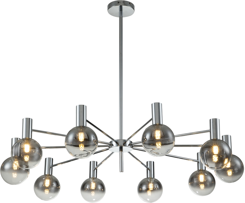 Люстра на штанге Indigo Collana 13015/10R Chrome V000225