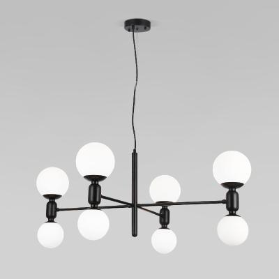 Подвесная люстра Eurosvet Bubble 30182/8 черный Smart a063212