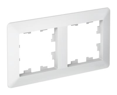 Рамка 2-ая Systeme Electric AtlasDesign Air Лотос/дымчатый белый ATN221302
