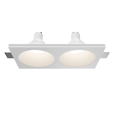 Встраиваемый светильник Maytoni Technical Gyps Modern DL129-GU10-02-W