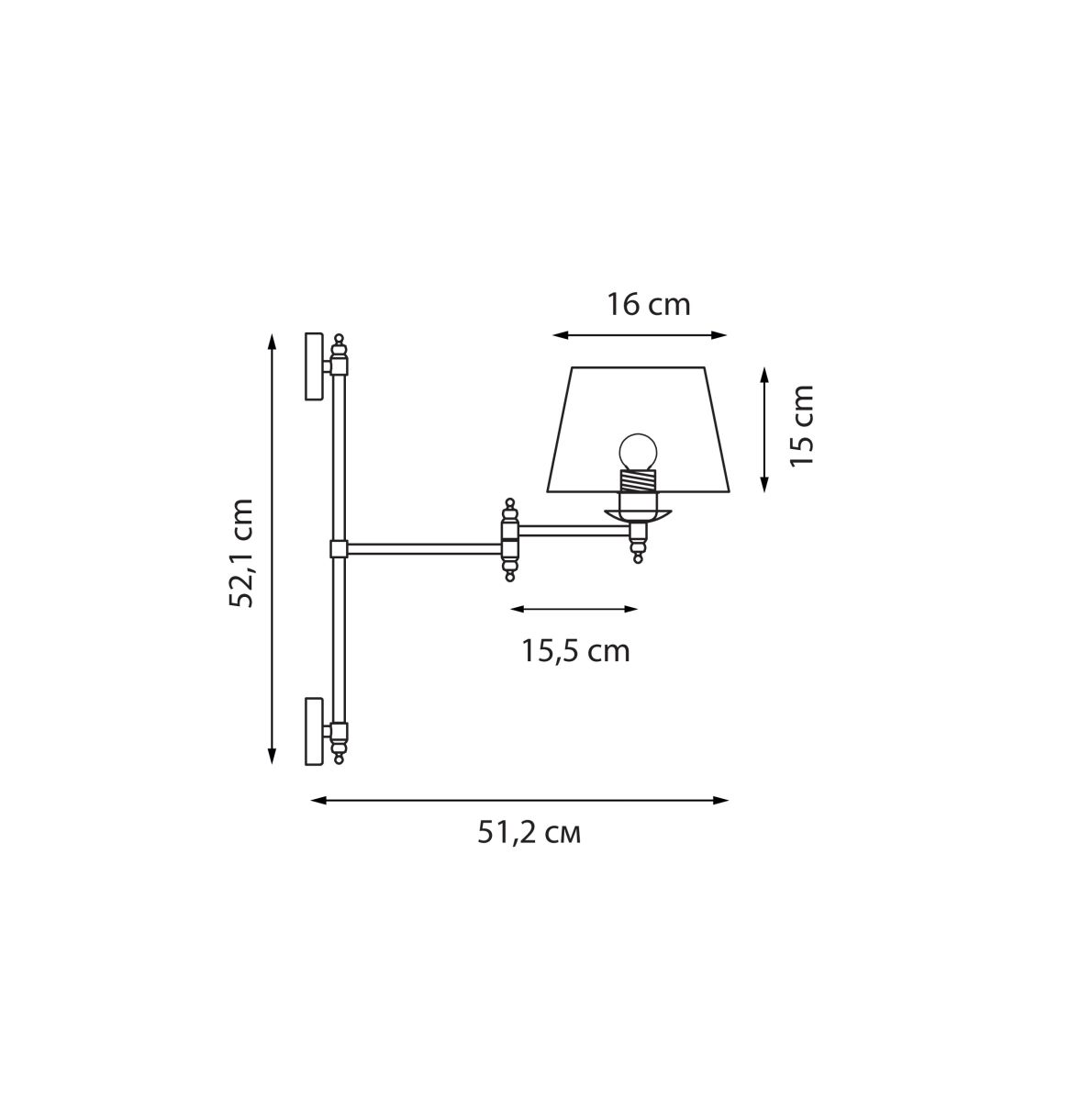 Бра Lightstar Flop 766611