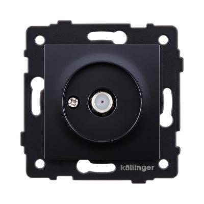 Розетка спутниковая SAT, черный Kollinger REA-020BK для Aspekt, Eleganz, Reflex