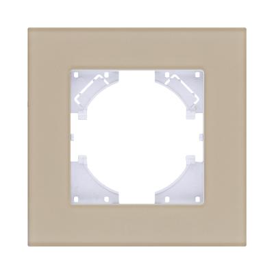 Рамка 1-постовая, стекло золотой Kollinger Reflex MG RM1GD