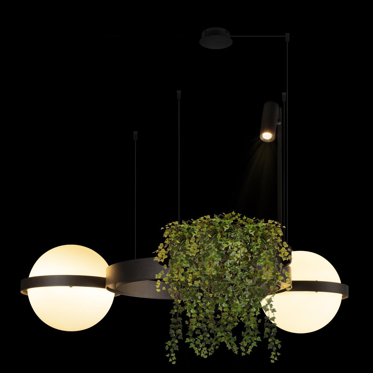 Подвесная люстра Loft IT Jardin 10121/2 Dark grey