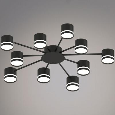 Потолочная люстра Reluce 06730-0.3-10 GX53 BK