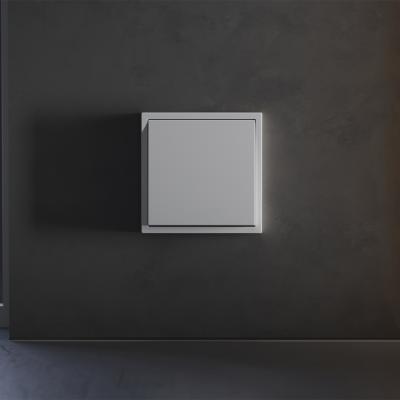 Клавиша для выключателя/переключателя одноклавишного Voltum S70 (серый) VLS000116