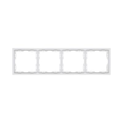 Рамка 4-постовая, белый матовый Kollinger Eclipse EC4WH