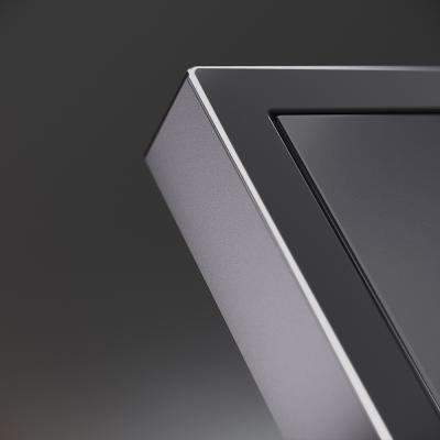 Клавиши для выключателя/переключателя двухклавишного S70 Metal (антрацит) Voltum VLSM000312