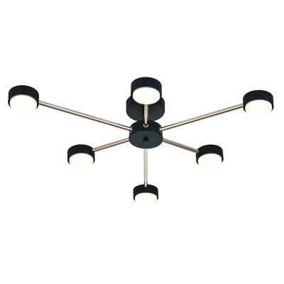 Потолочный светильник Escada Luminix 120008/6R Black/Gold ES0000094