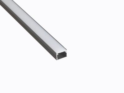 Профиль накладной LEDS POWER СПН1712 алюм. черный с призм.рассеивателем 2м 008448