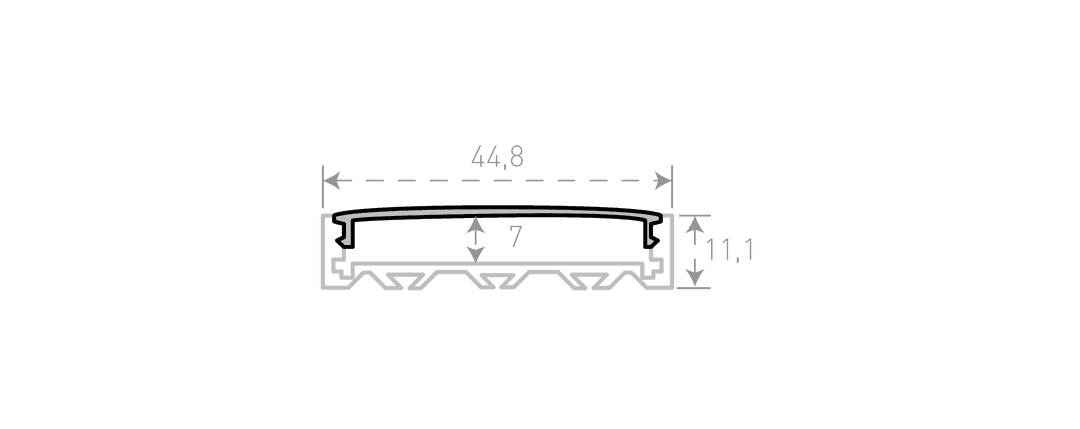 Профиль алюминиевый SWG SF-4411 001137