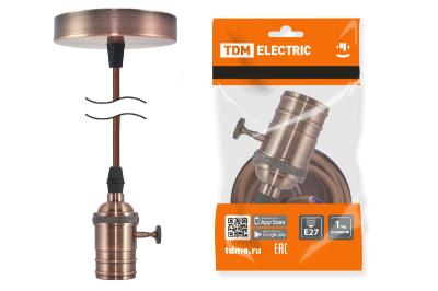 Патрон с кабелем TDM Electric Лофт SQ0335-0075