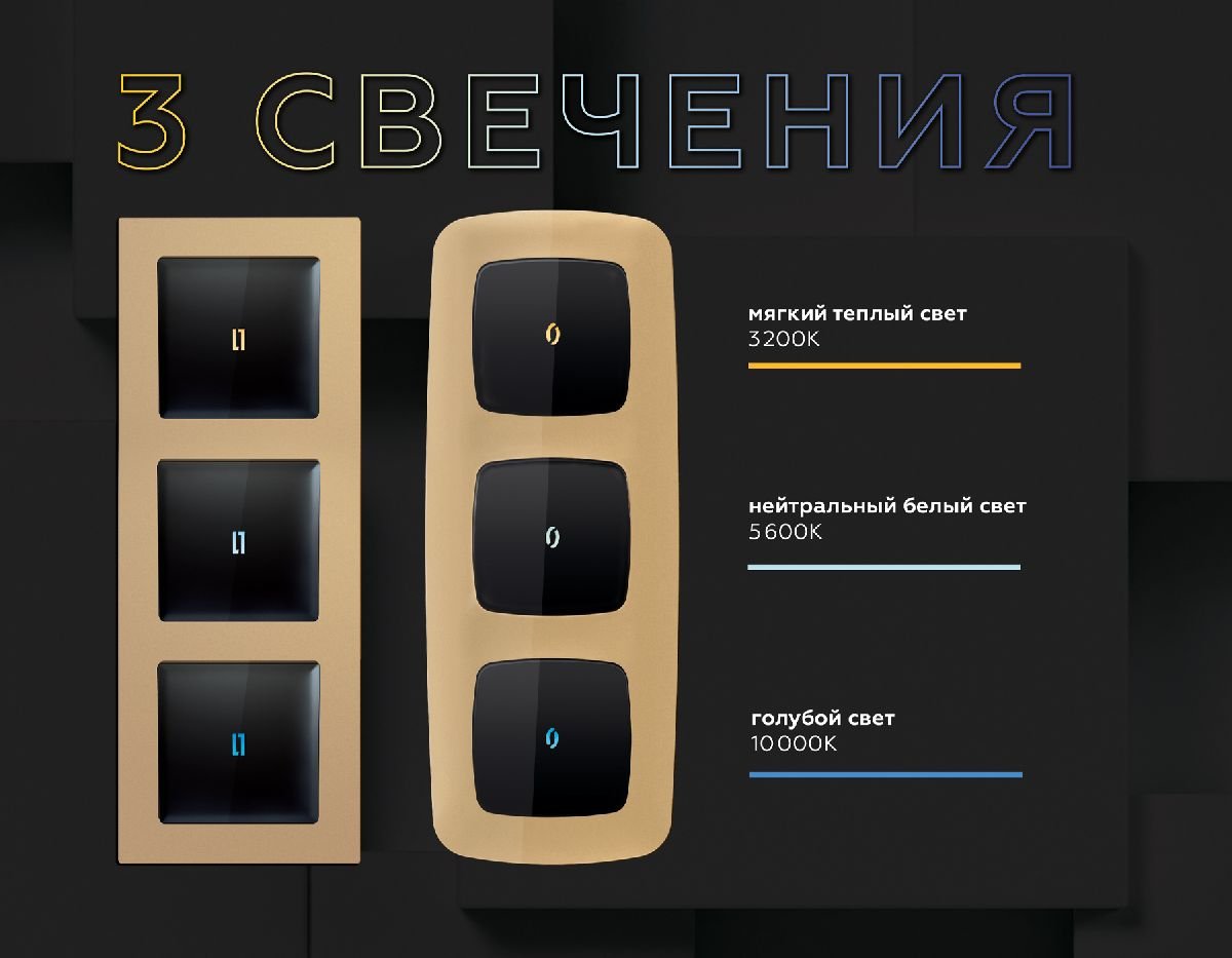 Лампа подсветки выключателей Ambrella Volt Light G17B