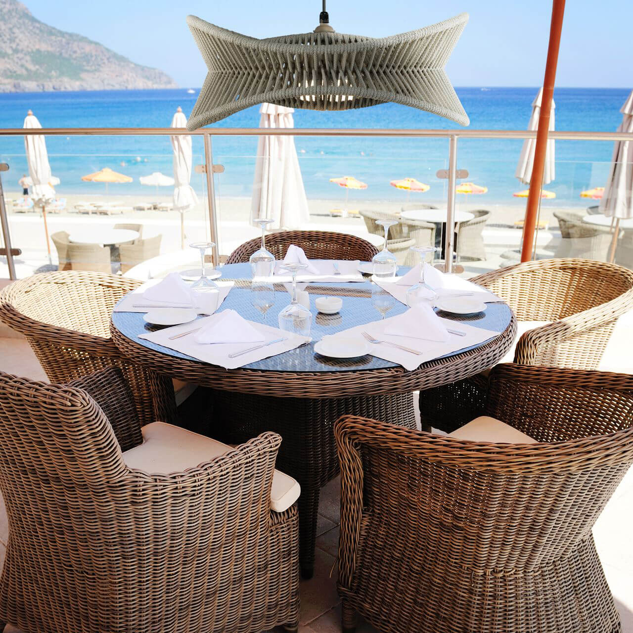 Уличный подвесной светильник Mantra POLINESIA 7130