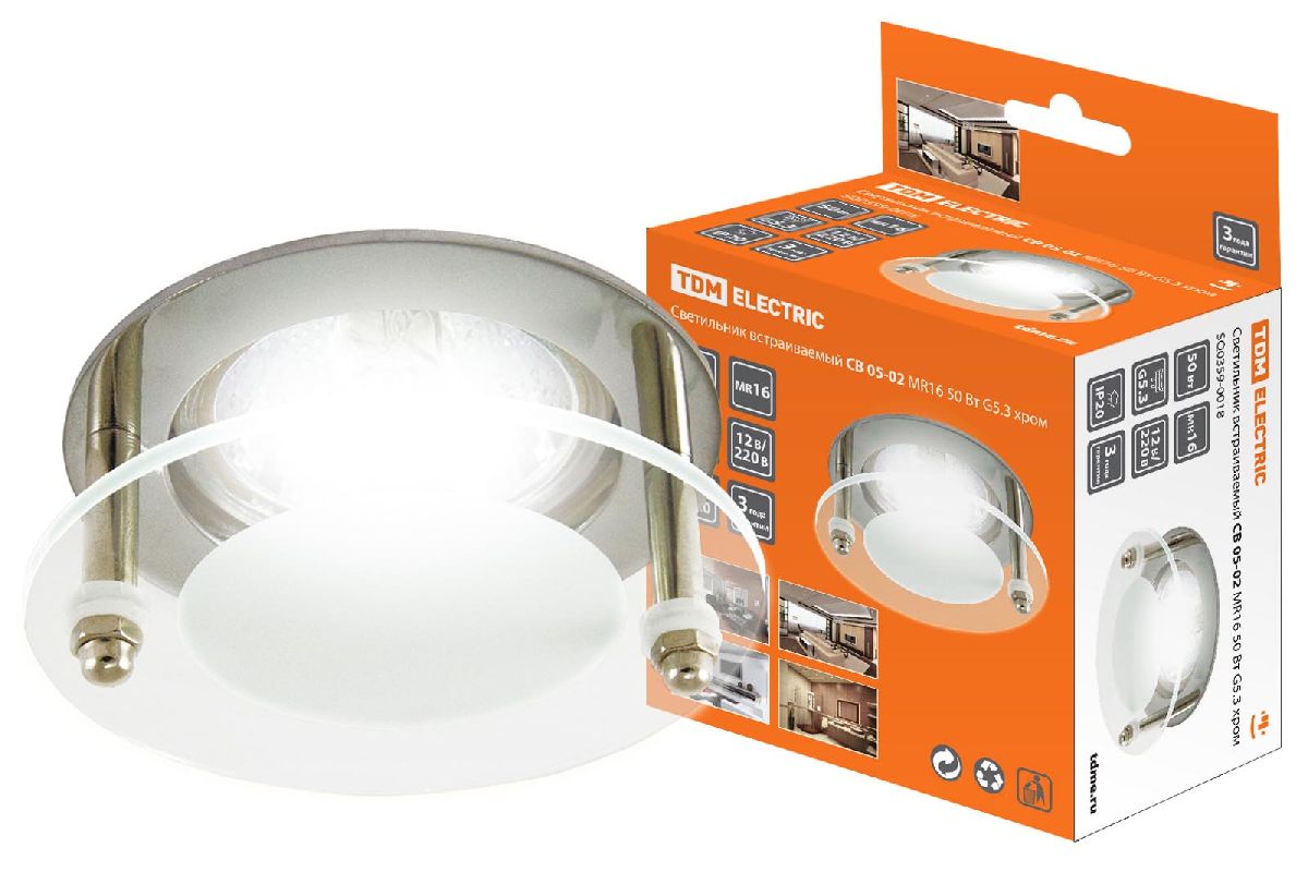 Встраиваемый светильник TDM Electric СВ 05-02 SQ0359-0018