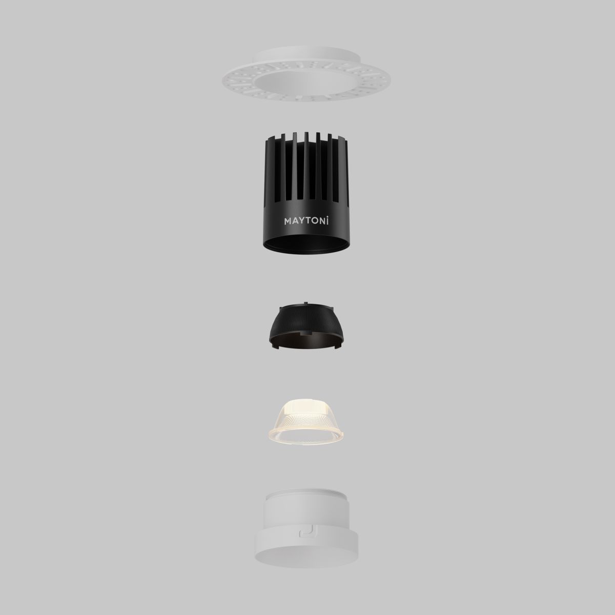 Встраиваемый светильник Maytoni Dip DL121-15W-2.7K-TRS-W