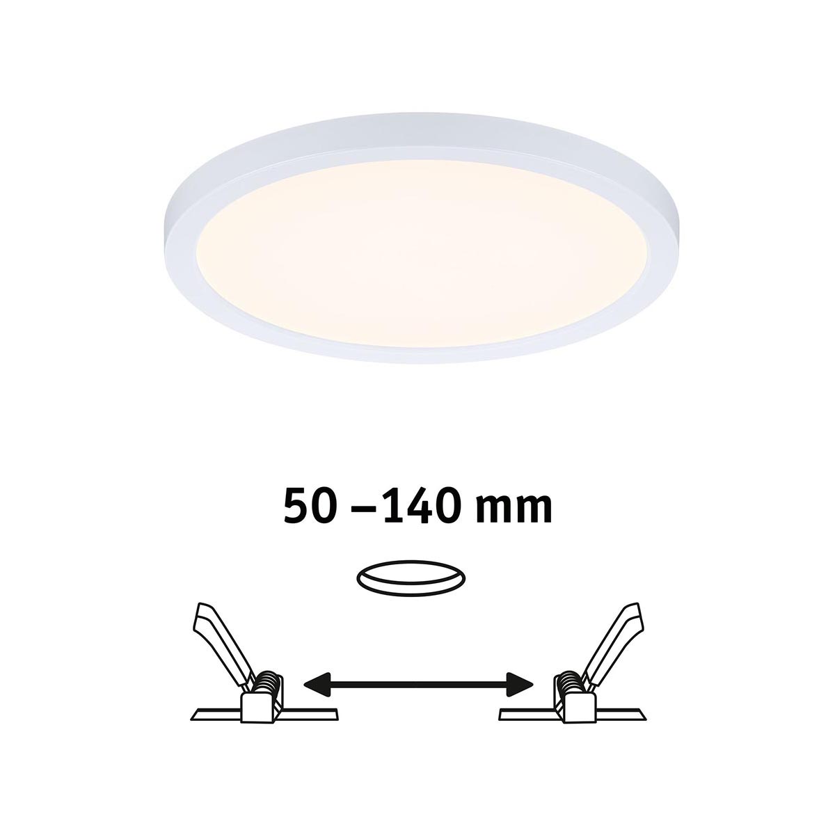 Встраиваемая светодиодная панель Paulmann Areo VariFit 93049