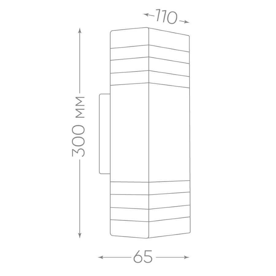 Уличный настенный светильник Feron Техно DH0807 41154