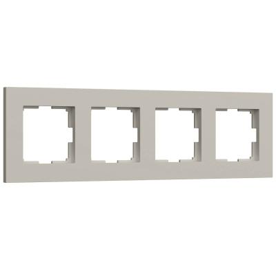Рамка на 4 поста Werkel Slab (дымчатый софт) W0042917 4690389218453 a071628