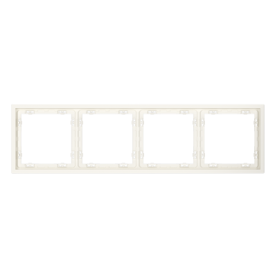 Рамка пластиковая Voltum S70 на 4 пост, (хлопок) VLS100413