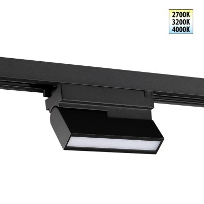 Трековый однофазный трехжильный светильник с переключ. цв. температуры Novotech Port EOS 359753