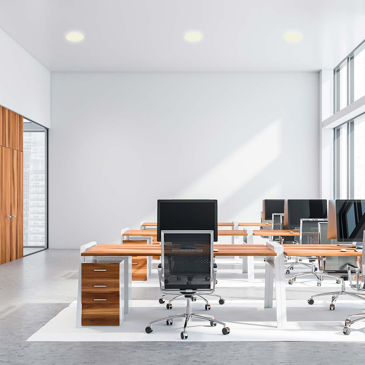 Встраиваемая светодиодная панель безрамочная Apeyron FLP 06-110