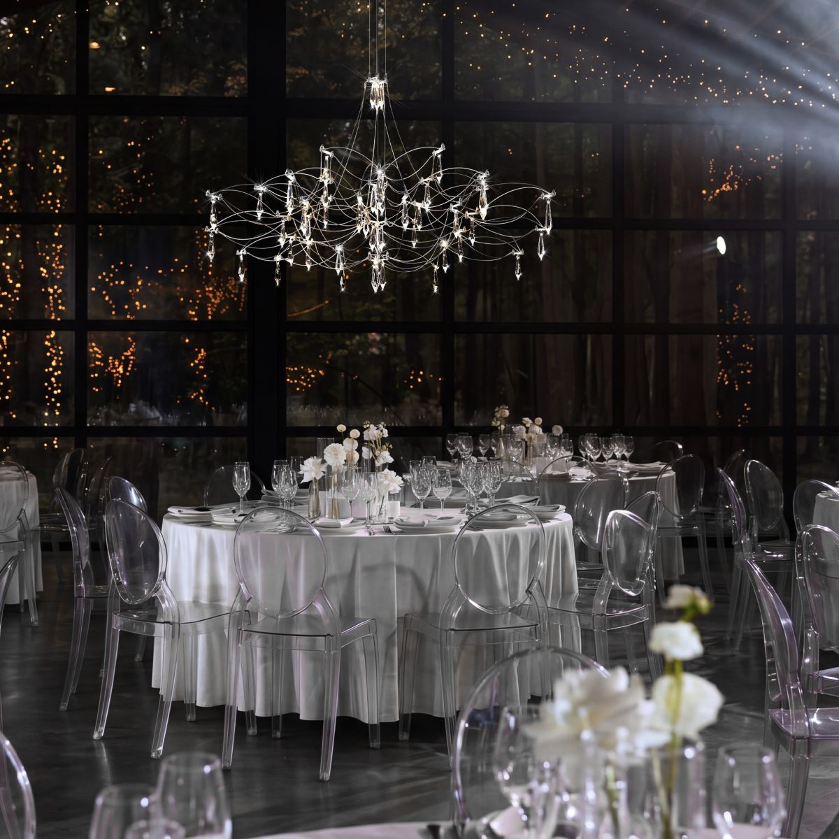 Подвесная люстра Loft IT Mira 10589/900 Silver Asfour