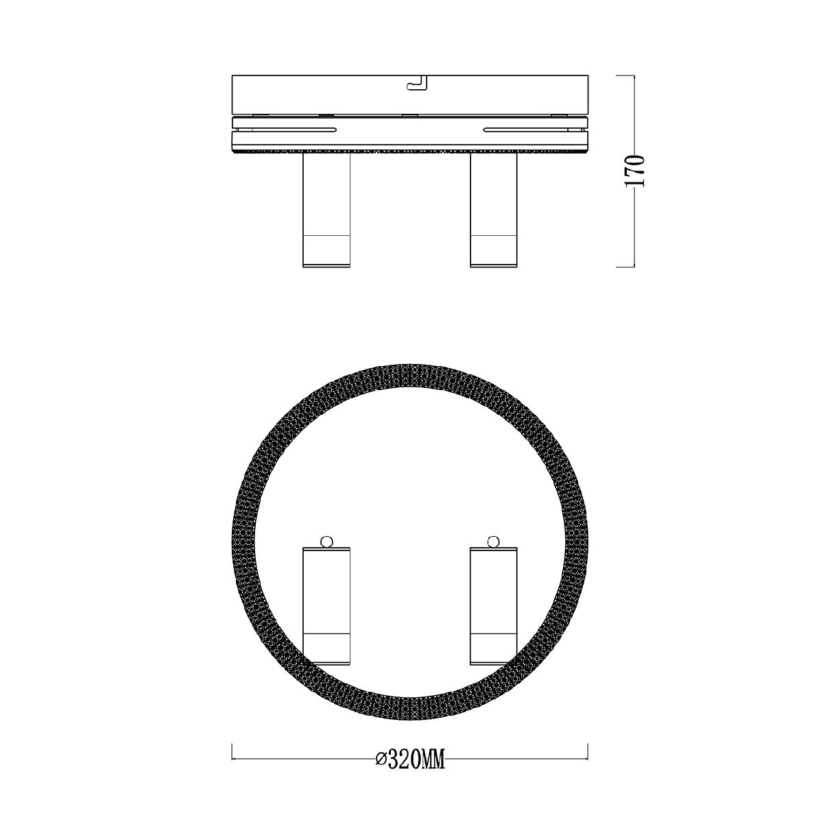Потолочный светильник Escada 20044SMA/03LED WH