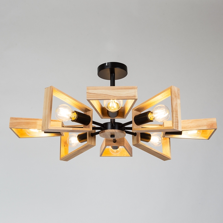 Люстра на штанге Arte Lamp Brussels A8030PL-8BK