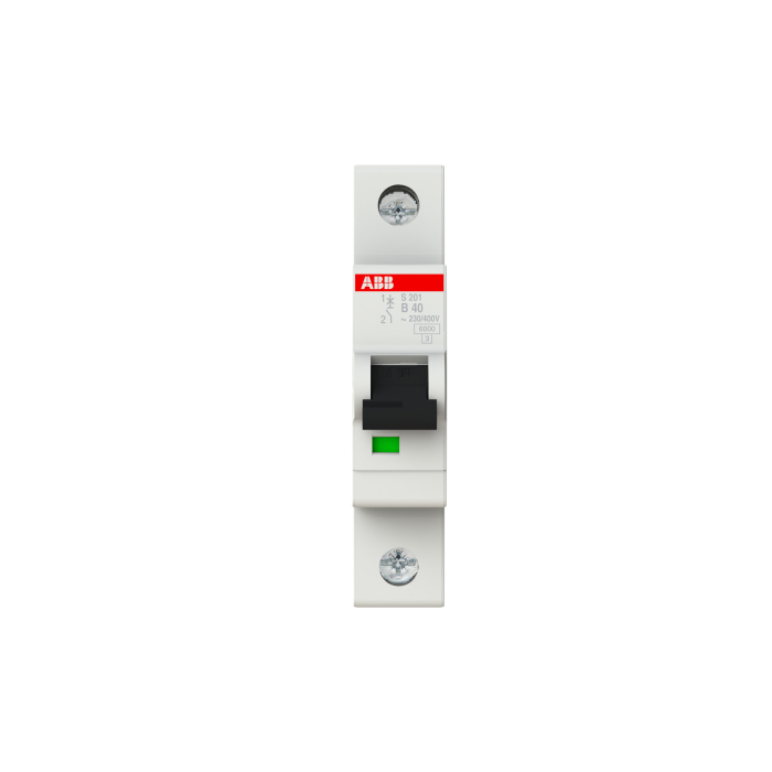Автоматический выключатель ABB S201 1-полюсный B40 6кА