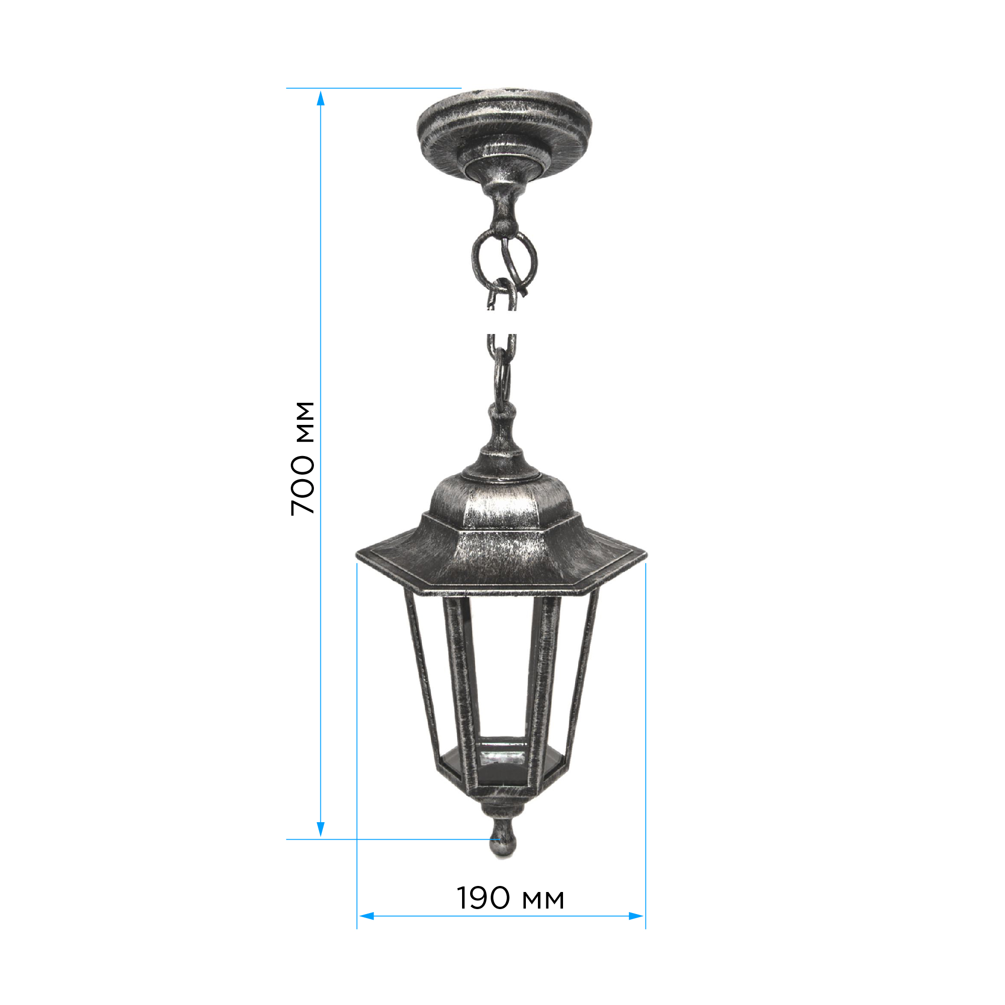 Уличный подвесной светильник Apeyron Адель 11-98СЕР