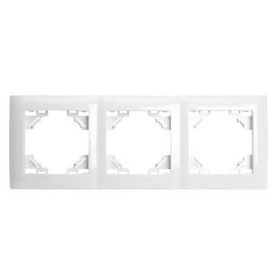 Рамка трехместная Stekker PFR00-9013-01 Эрна Элегант 49631 Рамка трехместная Stekker PFR00-9013-01 Эрна Элегант 49631
