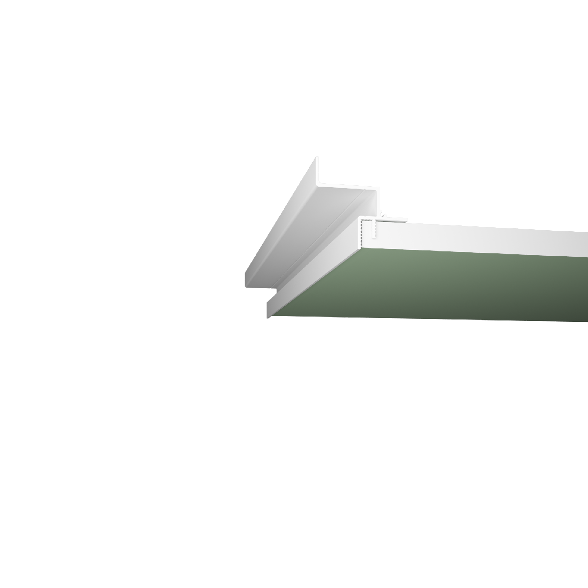 Безрамный «теневой» алюминиевый профиль SWG PRO FGC-20-BL-2 022512