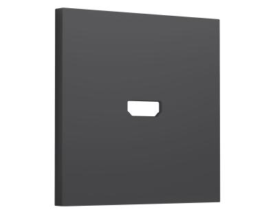 Лицевая панель SIGMA (Графит Мягкое касание) для HDMI розетки QUANT PRO Ambrella Volt SP9140