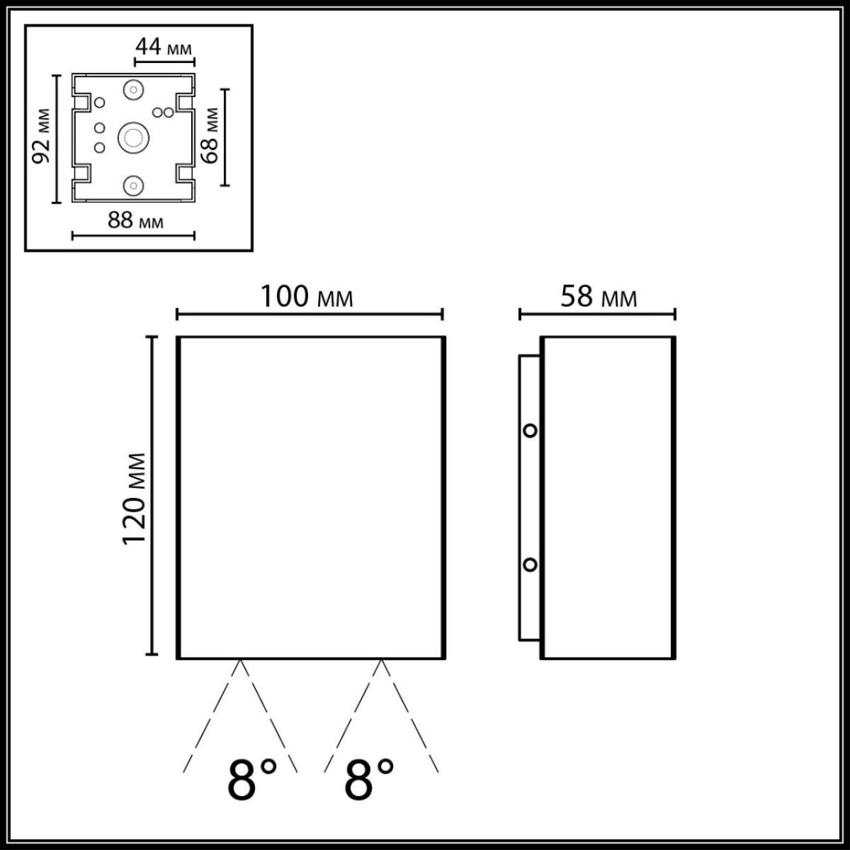 Уличный настенный светильник Odeon Light Nature Arrow 7188/10WL