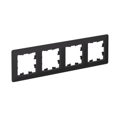 Рамка 4-ая Systeme Electric AtlasDesign Air Карбон/дымчатый черный ATN221004