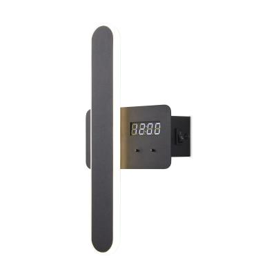 Настенный светильник с часами Freya Times FR6168WL-L11B