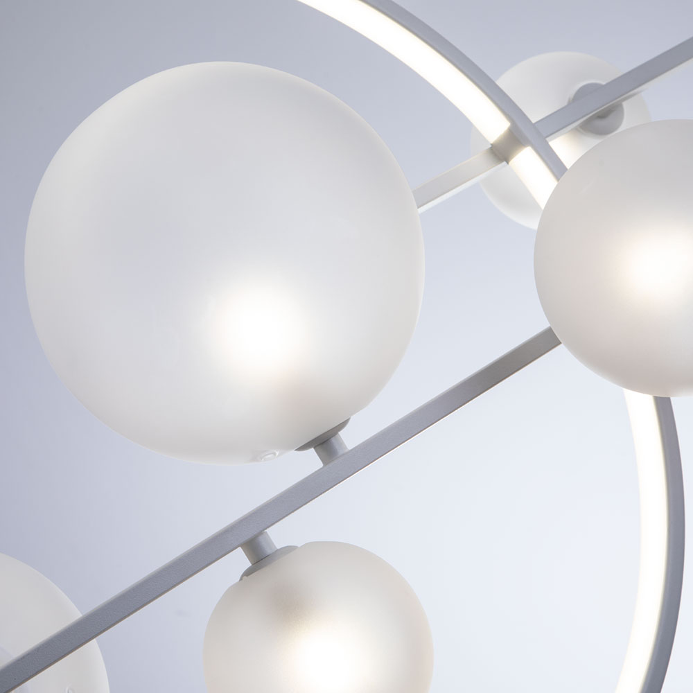 Потолочная люстра Arte Lamp Saturn A7790SP-75WH