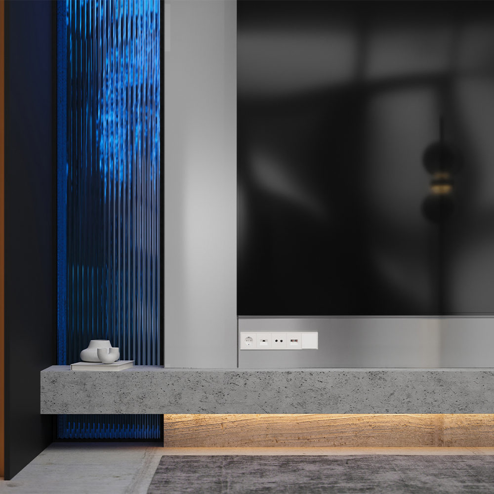 Вывод кабеля Voltum S70, (хлопок) VLS080213