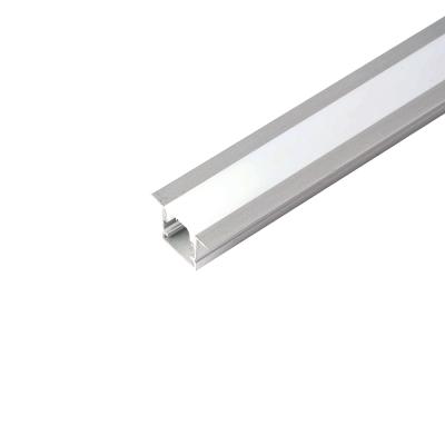 Профиль алюминиевый встраиваемый "Линии света", серебро Feron CAB255 52152